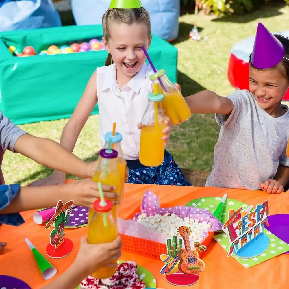 18 Pcs Fiesta Party Decorations, Mexican Centerpieces for Tables